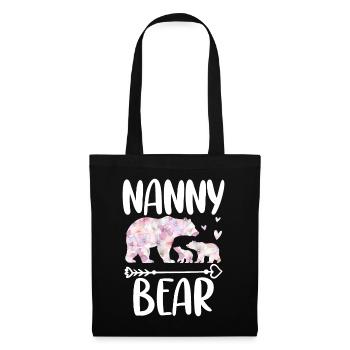 Nounou Ours - Sac en tissu - noir - Devant