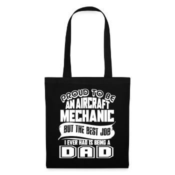 Aircraft Mechanic Proud To Be Aircraft Mechanic - Tote Bag - black - Front