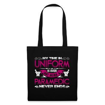 Paramedic Being A Paramedic Never Ends - Tote Bag - black - Front