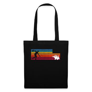 Bowling Retro Style for Bowling Lovers - Tote Bag - black - Front