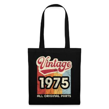 Millésime 1975 - Sac en tissu - noir - Devant