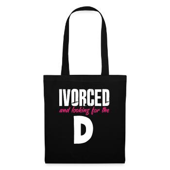 Ivoré et à la recherche du divorce - Sac en tissu - noir - Devant