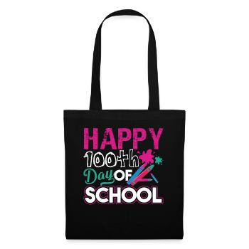Teacher Happy 100th Day Of School - Tote Bag - black - Front