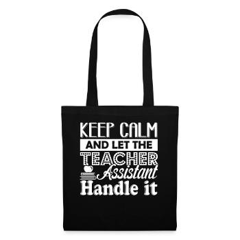 Teacher Assistant Let Teacher Assistant Handle It - Tote Bag - black - Front
