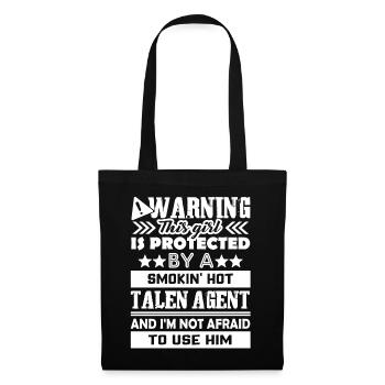 Talent Agent Protected By Hot Talent Agent - Tote Bag - black - Front