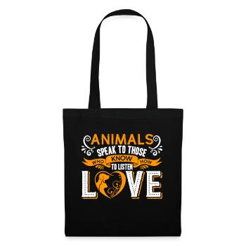 Veterinarian Animals Speak To Those Who Know - Tote Bag - black - Front