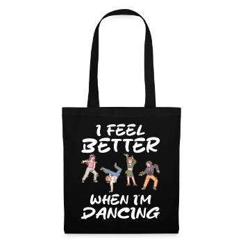 Feel The Rhythm: The Perfect Disco Party Dance - Tote Bag - black - Front