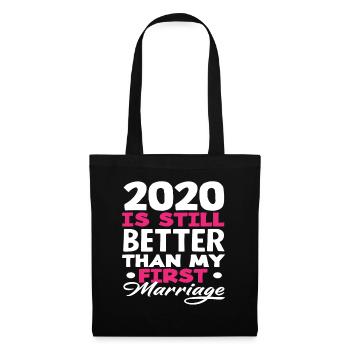 2020 est encore meilleure que mon premier mariage - Sac en tissu - noir - Devant