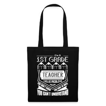 1st Grade Teacher I am A 1st Grade Teacher - Tote Bag - black - Front