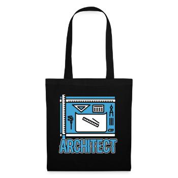 Architect I Love My Job - Tote Bag - black - Front