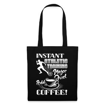 Athletic Trainer Loves Coffee - Tote Bag - black - Front