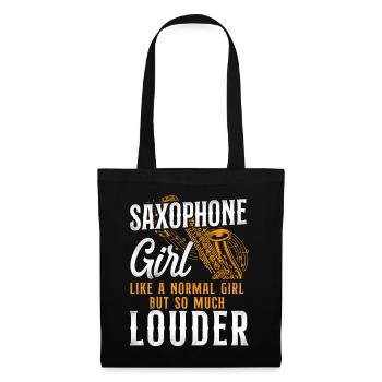 Saxophone Saxophone Girl Like A - Tote Bag - black - Front