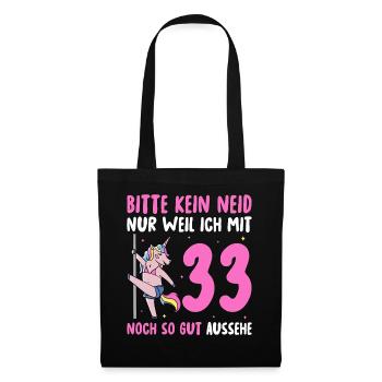 Please No Envy 33 Birthday - Tote Bag - black - Front