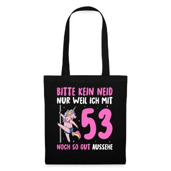 Please No Envy 53 Birthday - Tote Bag - black - Front