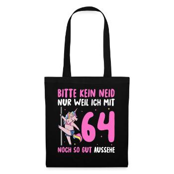 Please No Envy 64 Birthday - Tote Bag - black - Front