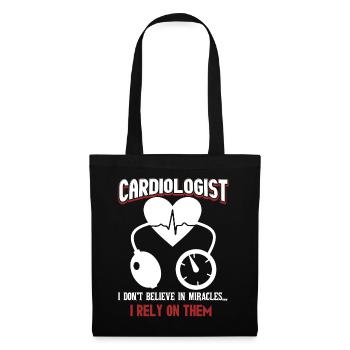 Cardiologist Rely On Miracles - Tote Bag - black - Front