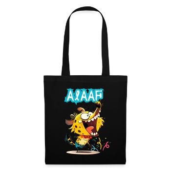 Carnaval Hyène Kölle Alaaf Costume Cologne Drôle - Sac en tissu - noir - Devant