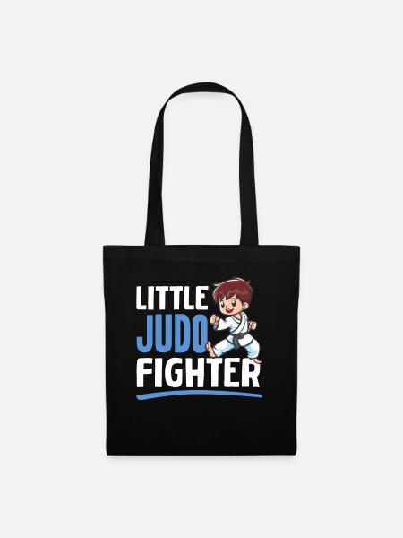 Judoka Judo Kids - Little Judo Fighter - Stoffbeutel - Schwarz
