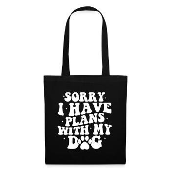 Dog Dog Love Dog Owner Wau Paw Four-legged Friend - Tote Bag - black - Front