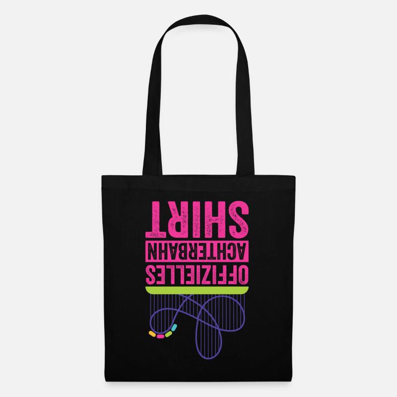 Coasterholic, Amusement Park, Fairground, Roller Coaster - Tote Bag - black