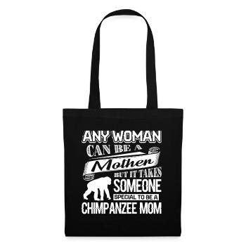 Chimpanzee Proud To Be Chimpanzee Mom - Tote Bag - black - Front