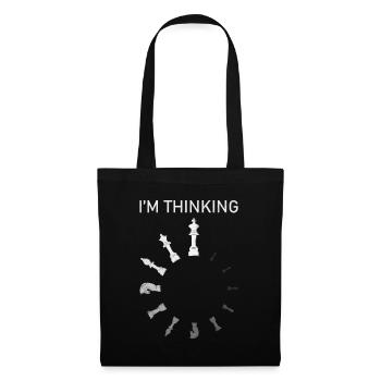 I m Thinking Chess - Tote Bag - black - Front