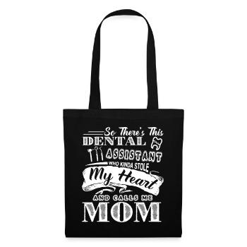Dental Assistant Dental Assistant Mom - Tote Bag - black - Front