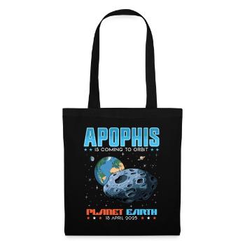 Événement spatial de rencontre rapprochée de l’astéroïde Apophis en avril - Sac en tissu - noir - Devant