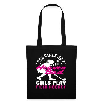 Good Girls Sky Bad Girls Hockey sur gazon - Sac en tissu - noir - Devant