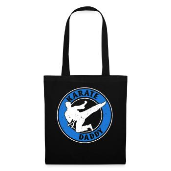 Karaté Papa Karaté Combattre Papa Karaté Combattant - Sac en tissu - noir - Devant