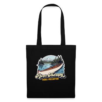 Canoeing River Therapy Paddle Prescription Boating - Tote Bag - black - Front