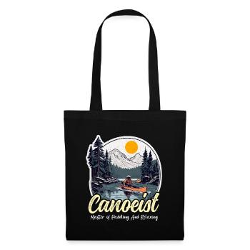 canoë-kayak Maître de la pagaie Aime faire du nautisme - Sac en tissu - noir - Devant