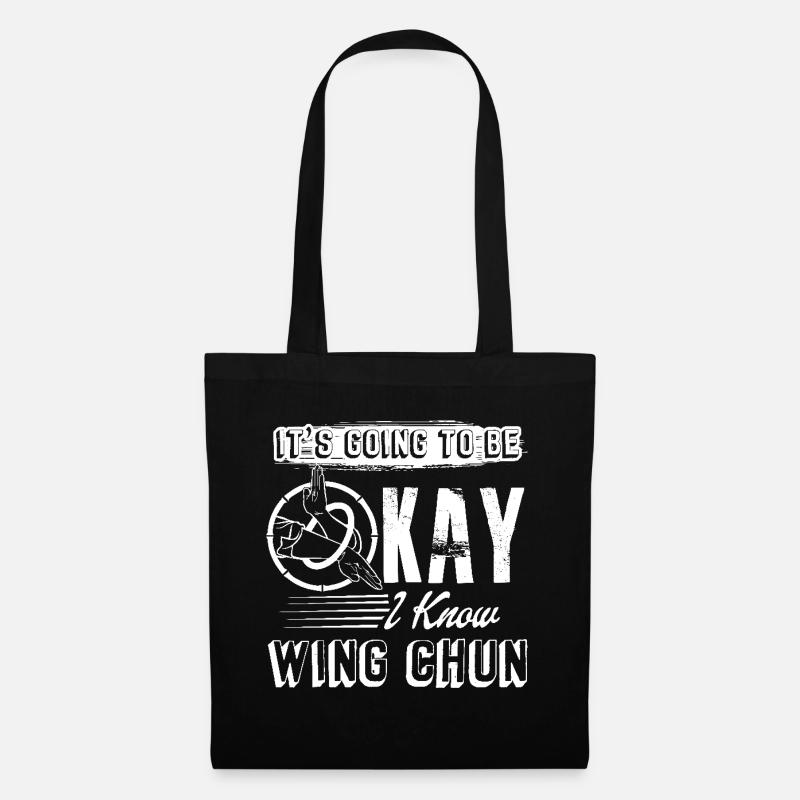 Wing Chun I Know Wing Chun - Tote Bag - black