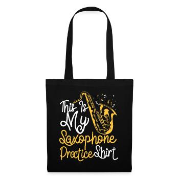Saxophone This Is My Saxophone - Tote Bag - black - Front