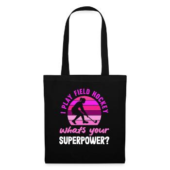 Hockey Player Superpower Question - Tote Bag - black - Front