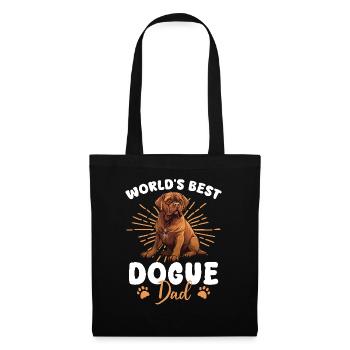 Dogue de Bordeaux Groovy Dogue Dad - Sac en tissu - noir - Devant