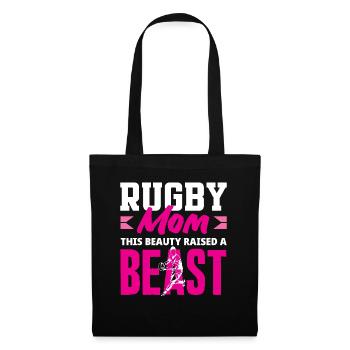 Rugby Spieler Mama Erhob Diese Schönheit - Stoffbeutel - Schwarz - Vorne