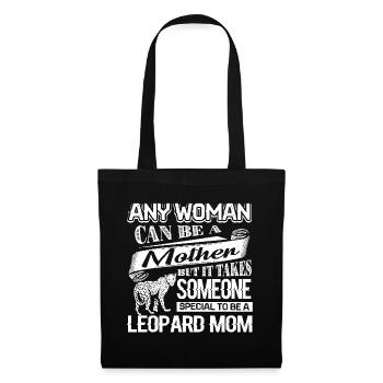 Leopard Proud To Be Leopard Mom - Tote Bag - black - Front
