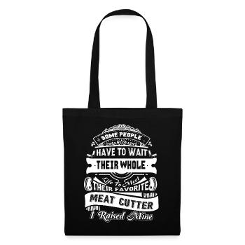 Meat Cutter Proud Meat Cutter Parent - Tote Bag - black - Front