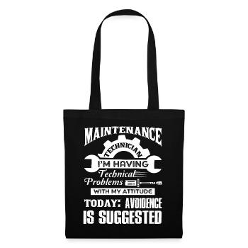 Maintenance Technician Having Technical Problems - Tote Bag - black - Front