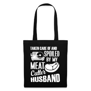 Meat Cutter Spoiled By My Meat Cutter - Tote Bag - black - Front