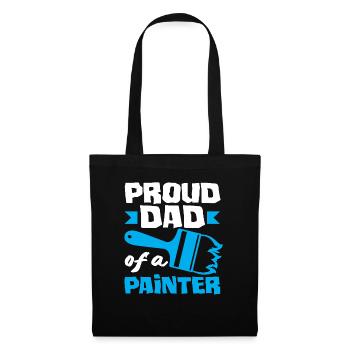 Fier papa d’un peintre parfait - Sac en tissu - noir - Devant