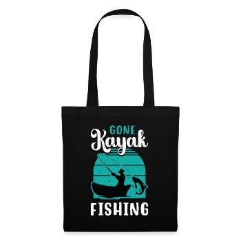 Gone Kayak Fishing Loves Canoeing Kayak Fisher - Tote Bag - black - Front