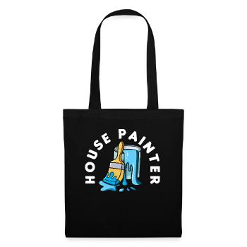 House Painter Brush Artwork Color - Tote Bag - black - Front