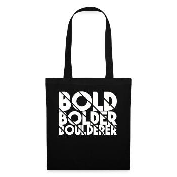 Bloc Bold Bolder Boulderer - Sac en tissu - noir - Devant