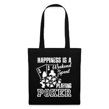 Poker Weekend Spent Playing Poker - Tote Bag - black - Front