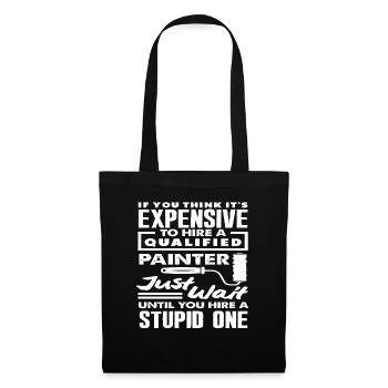Qualified painter dearly forgotten - Tote Bag - black - Front
