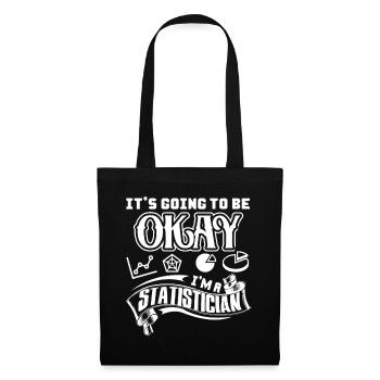 Statistician I am A Statistician - Tote Bag - black - Front