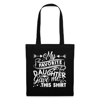 Father's Day My Daughter Loves Me - Tote Bag - black - Front