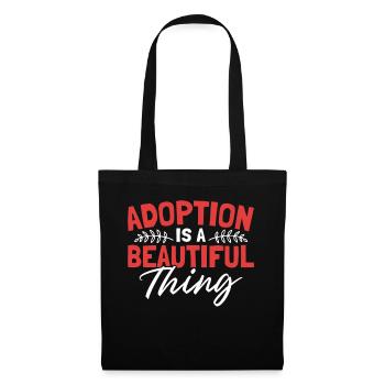 L’adoption est une belle chose Gotcha Day Foster - Sac en tissu - noir - Devant